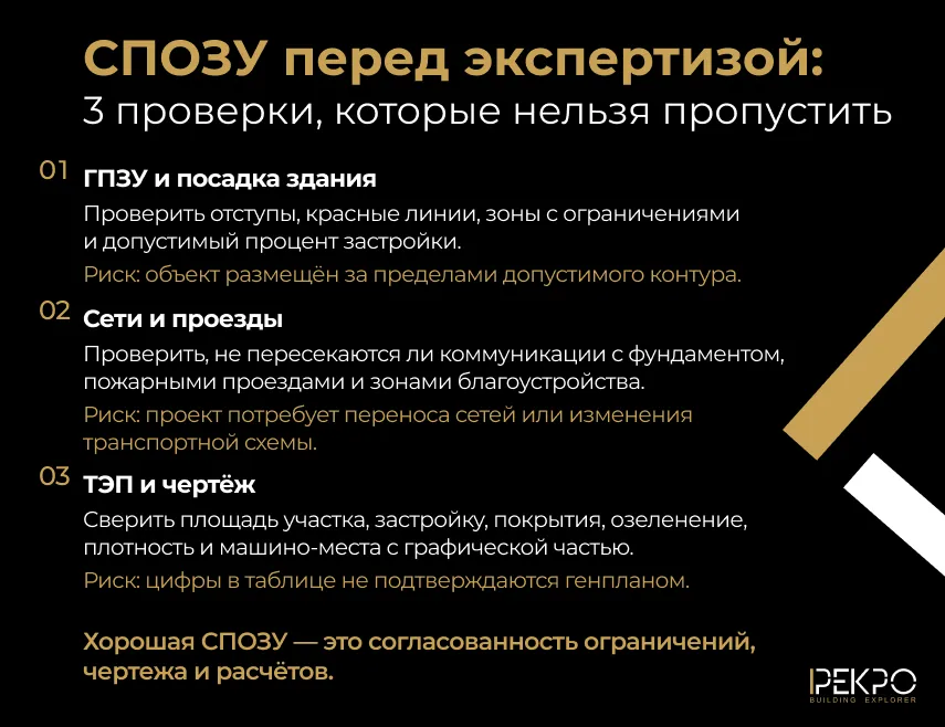 Что проверить перед экспертизой СПОЗУ
