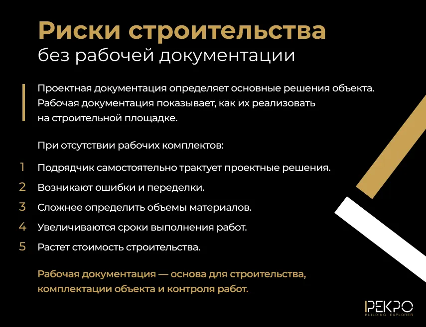 Риски строительства без рабочей документации