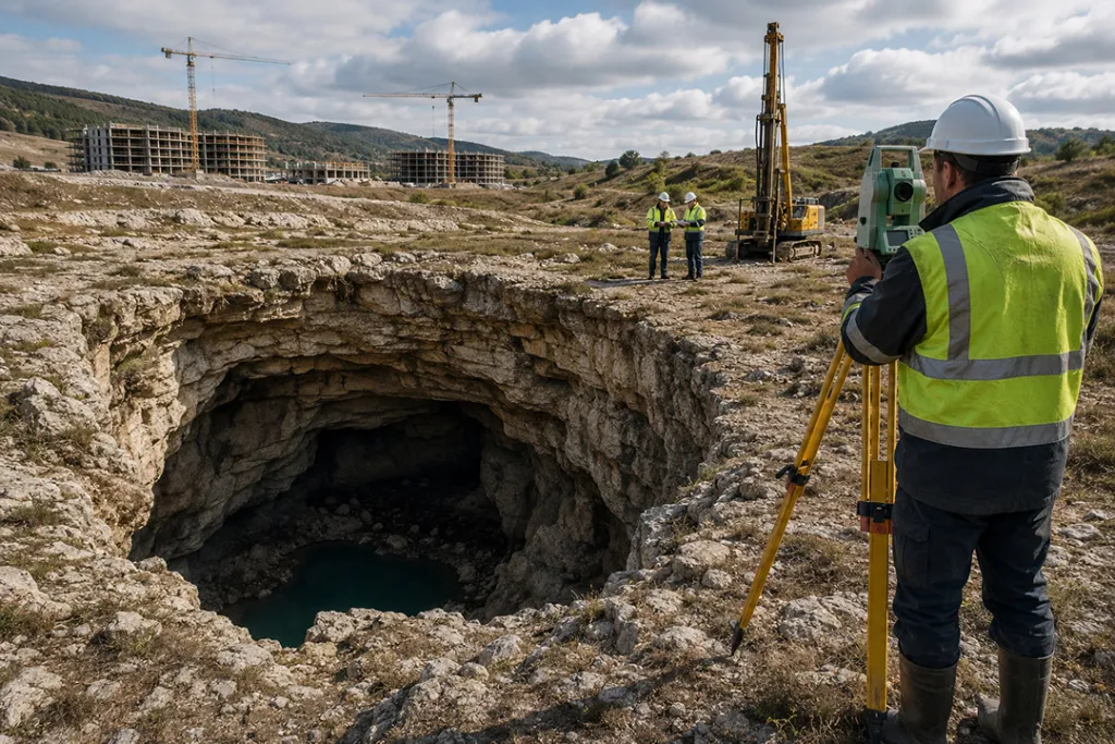 Инженерные изыскания для строительства на закарстованных территориях