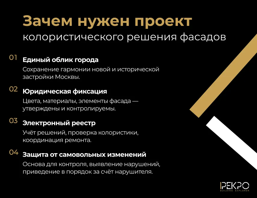 Зачем нужен проект колористического решения фасадов в Москве